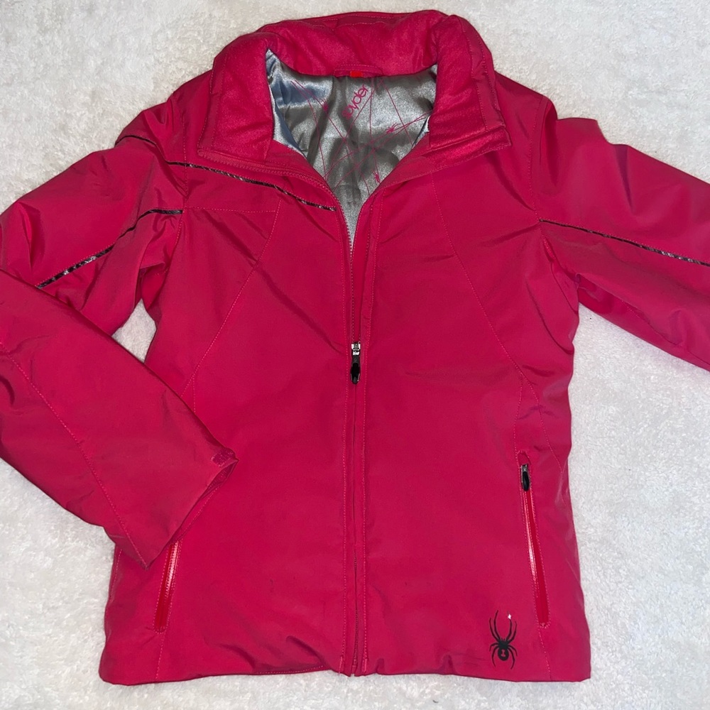 Spyder Girls Pink Ski Jacket Coat